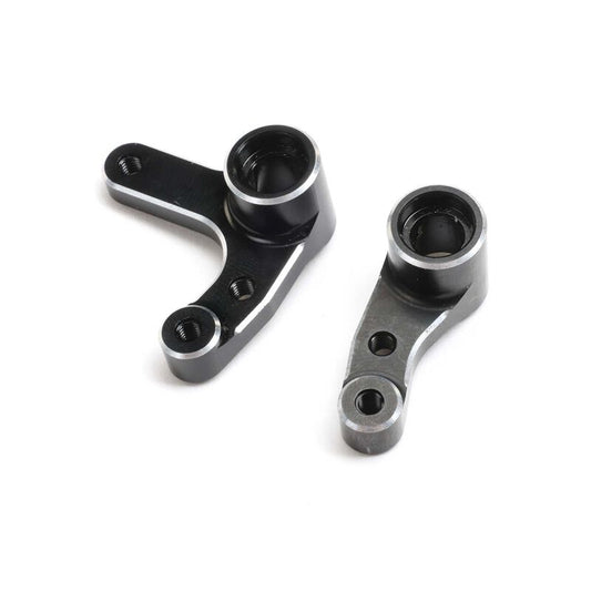 Team Losi Racing TLR-1063 Bell Crank Set, Aluminum, Black: 22S Sprint