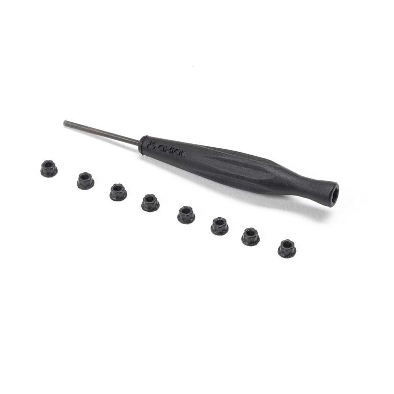 Axial AXI-3328 Wheel Nut (8), Wheel Nut Tool: SCX30