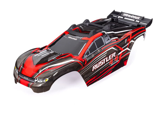 Traxxas 6740-RED Rustler 4X4 Painted Body