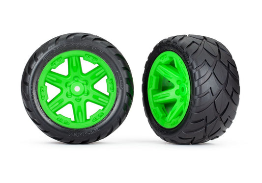 Traxxas 6775G RXT Anaconda Tires Wheels Front