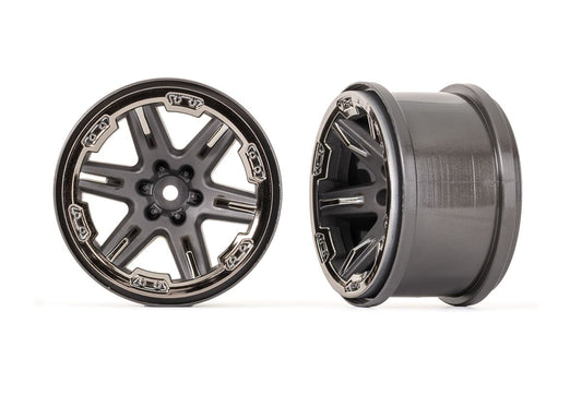 Traxxas 6772-BLKCR Wheels RXT Black Chrome