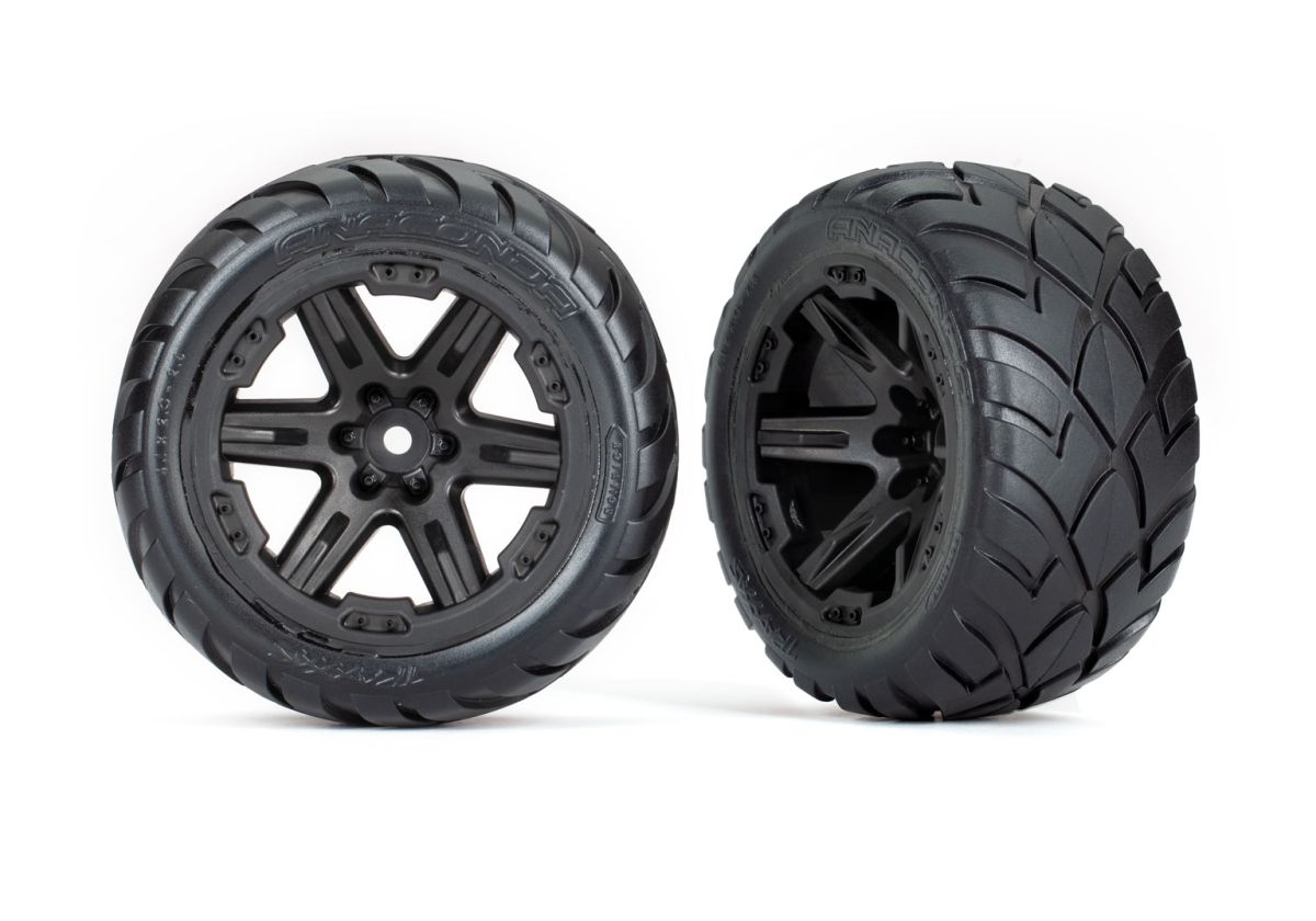 Traxxas 6775 RXT Anaconda Tires Wheels Front