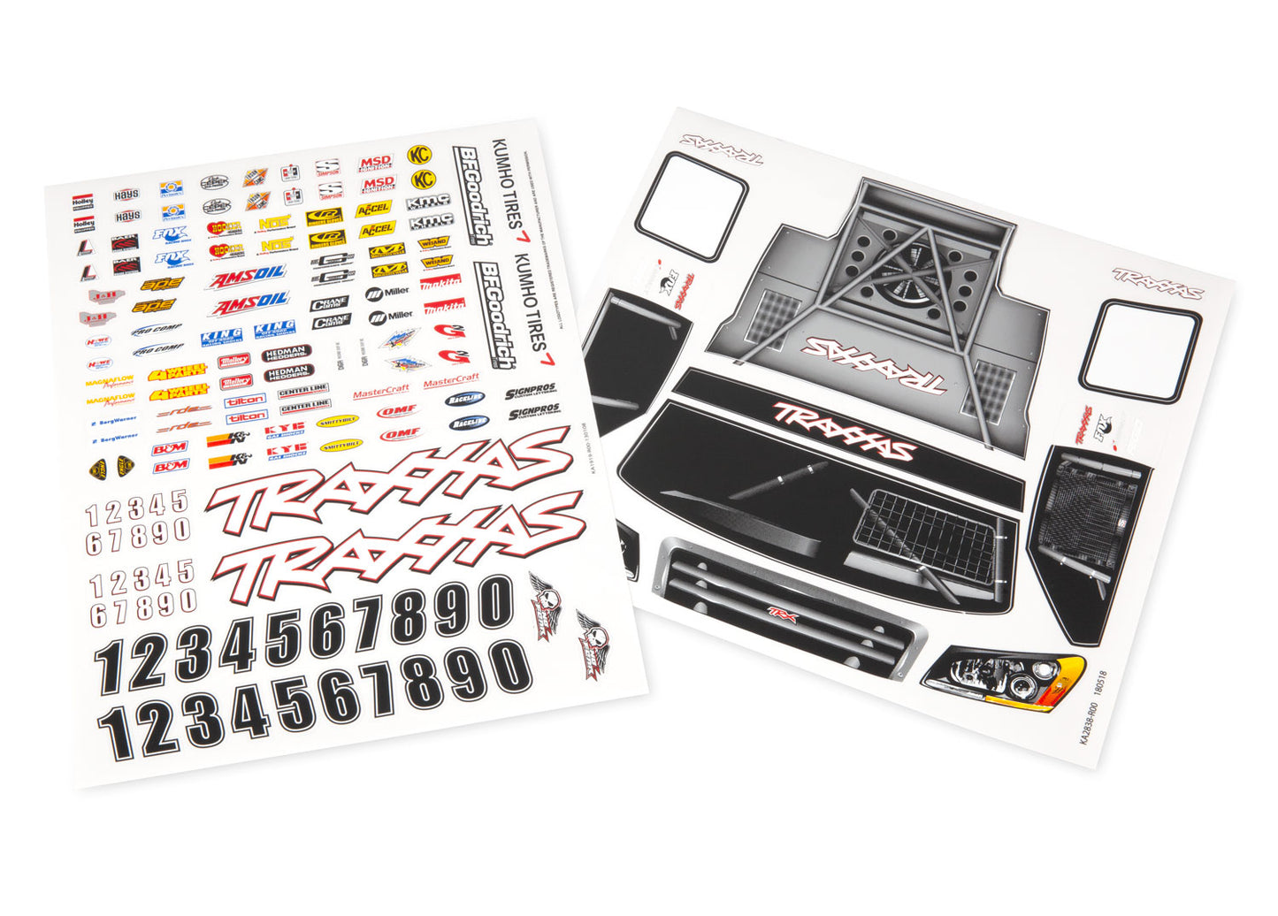 Traxxas 6813 Slash 4X4 Decal Sheet
