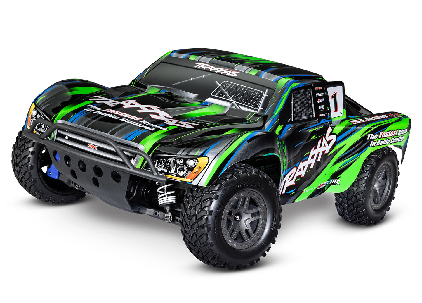 Traxxas Slash BL-2S 1/10 RTR 4X4 Brushless Short Course Truck Green