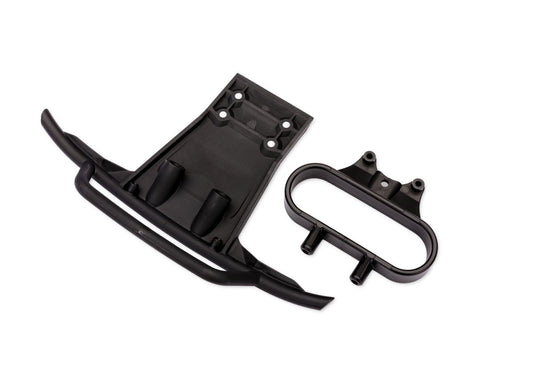 Traxxas 6951 Black Front Bumper and Mount
