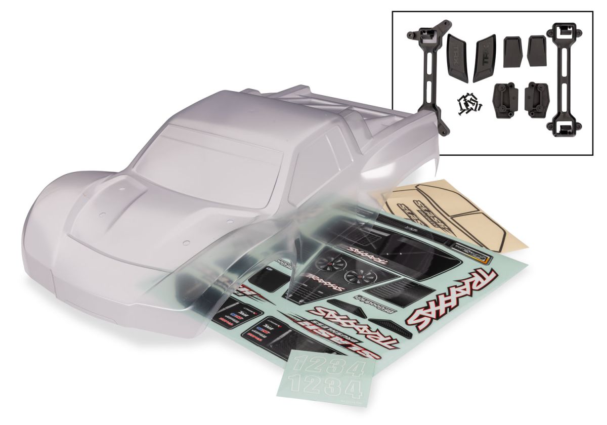 Traxxas 6958 Slash Clear Clipless Body