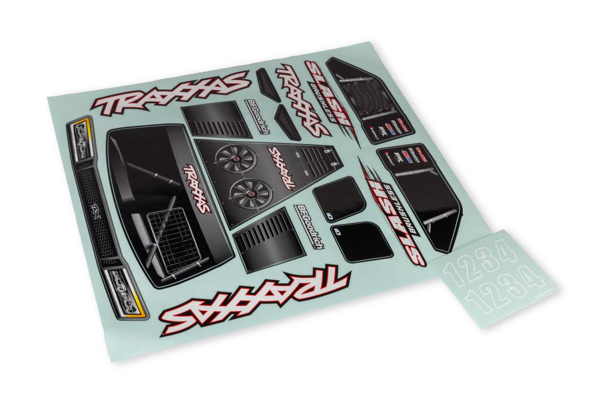 Traxxas 6981 Slash Decal Sheets