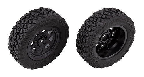 Team Associated ASC72113 Front Wheels Tires