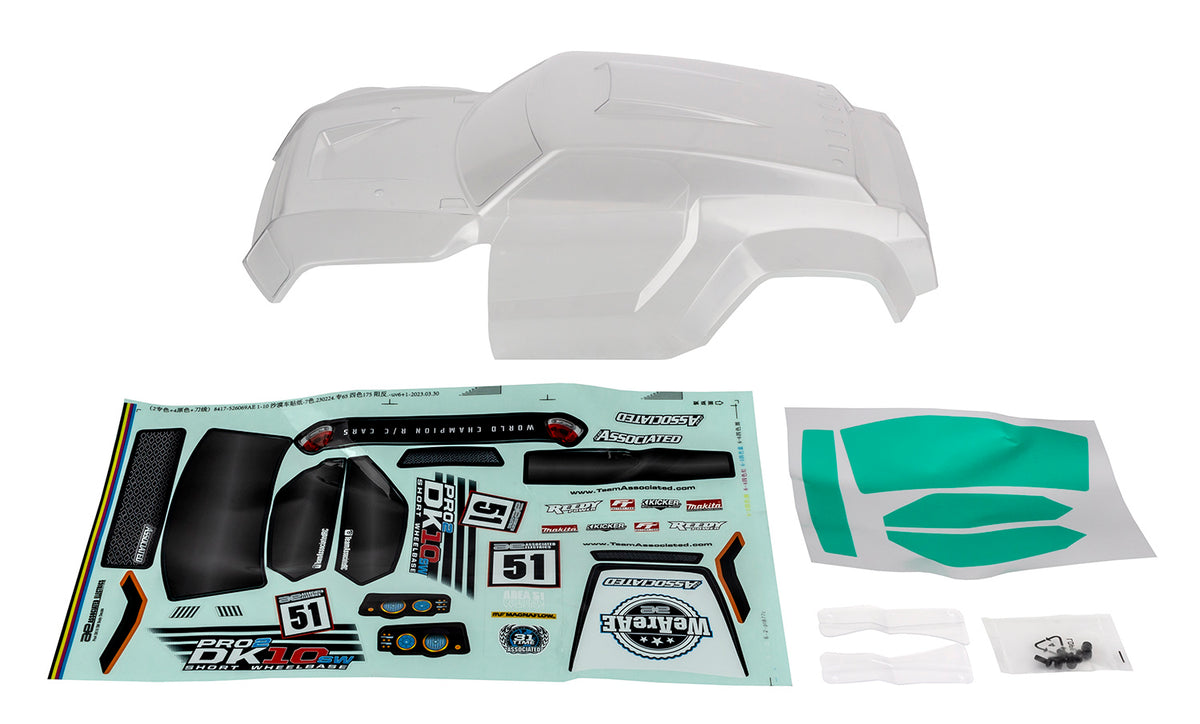 Team Associated ASC72119 DK10SW Desert Buggy Body