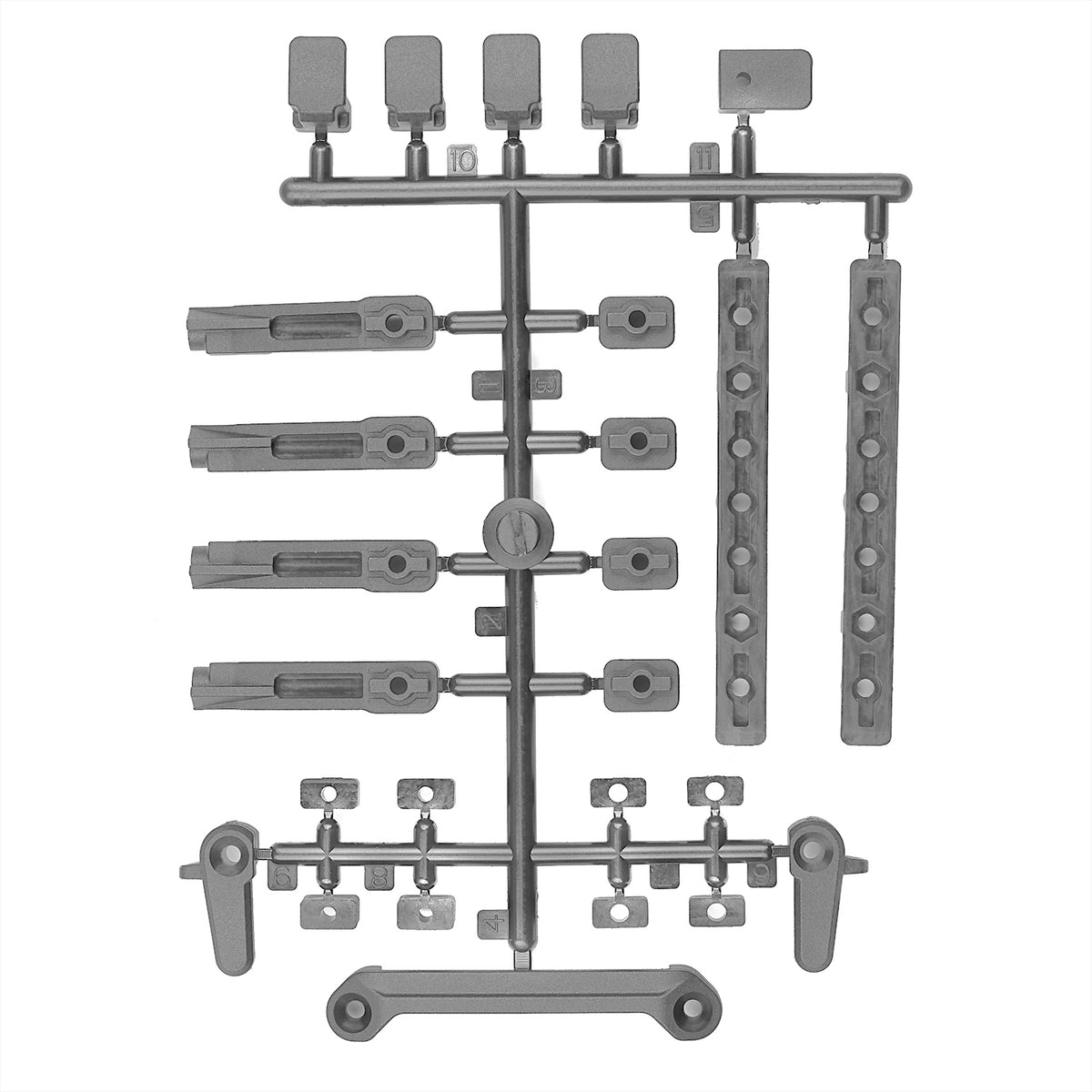 Team Associated ASC72253 DC10 Battery Mount Set