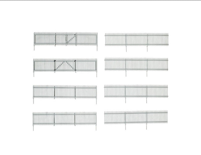 Woodland Scenics A2984 HO Scale Picket Fence