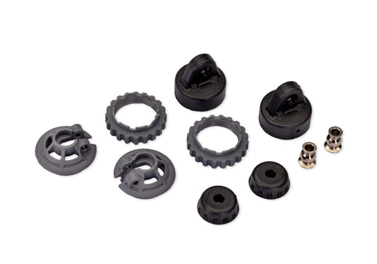 Traxxas 7468-SLGRY Caps Spring Retainers GTR