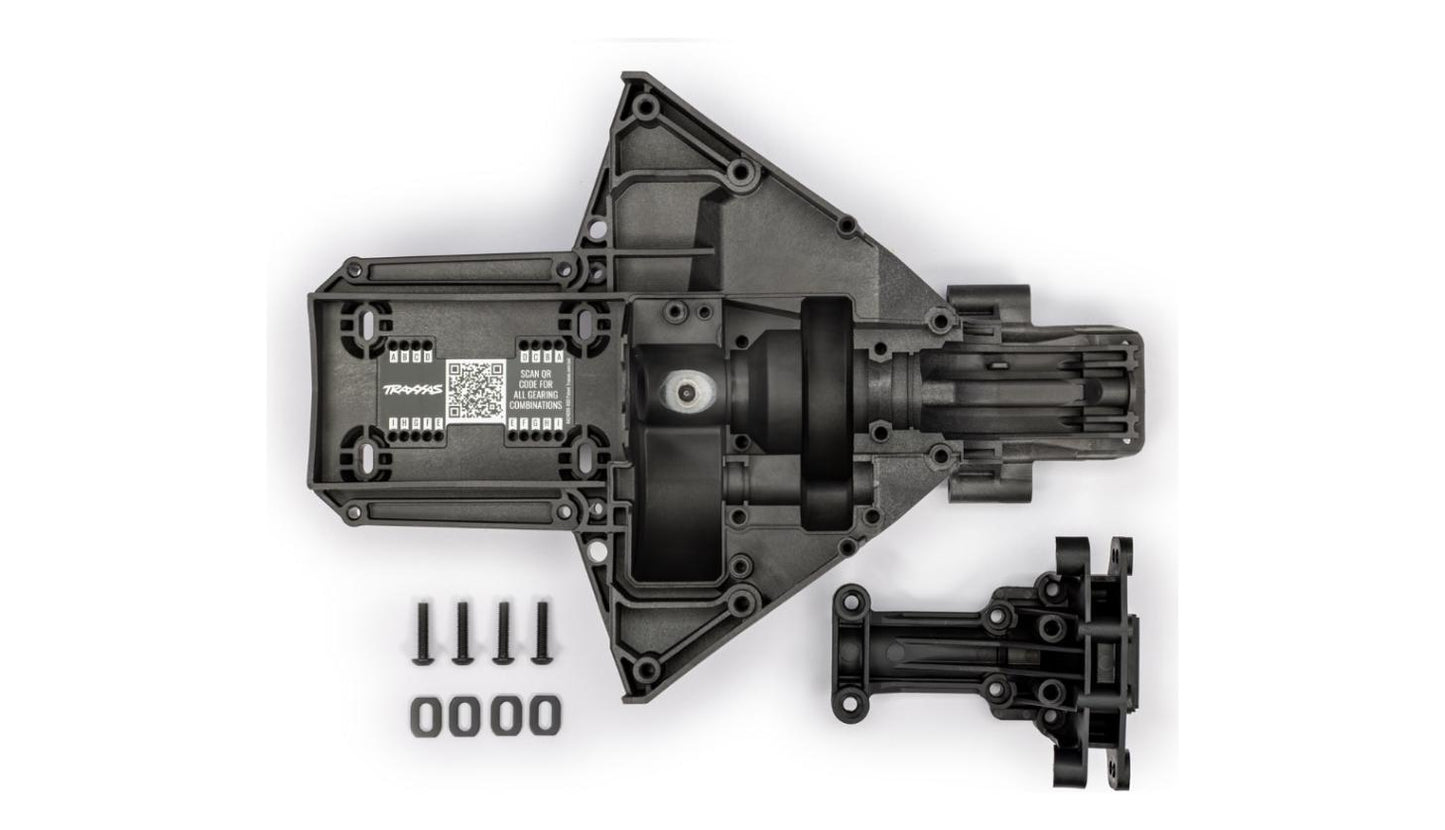 Traxxas 7727A X-Maxx Rear Bulkhead, Upper & Lower