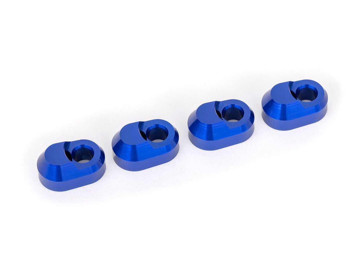 Traxxas 7743-BLUE Blue Aluminum Suspension Pin Retainers (4).