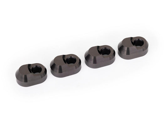 Traxxas 7743-GRAY Gray Aluminum Suspension Pin Retainers (4).