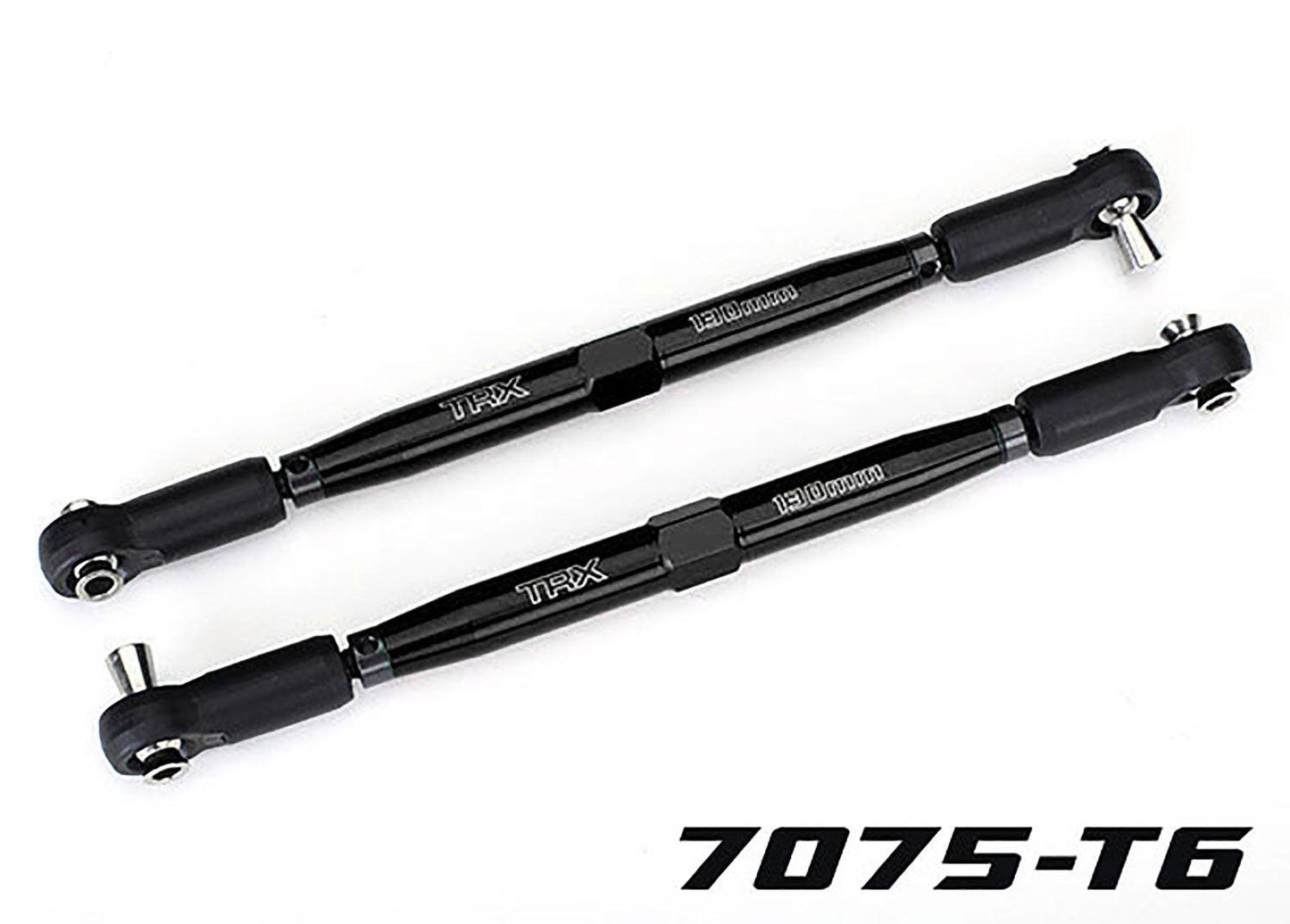 Traxxas 7748-BLK TUBES 157 mm Black Aluminum Toe Links (2).