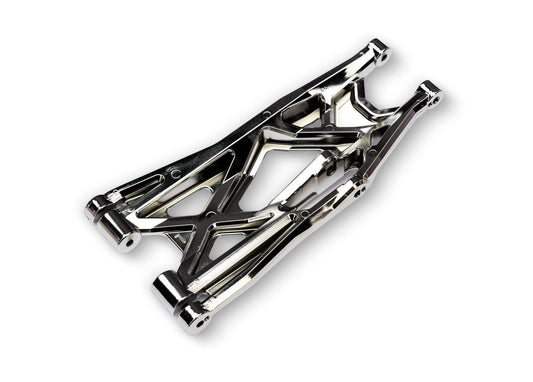 Traxxas 7831-CHRM Chrome Heavy-Duty Lower Left Suspension Arm Sand Car.