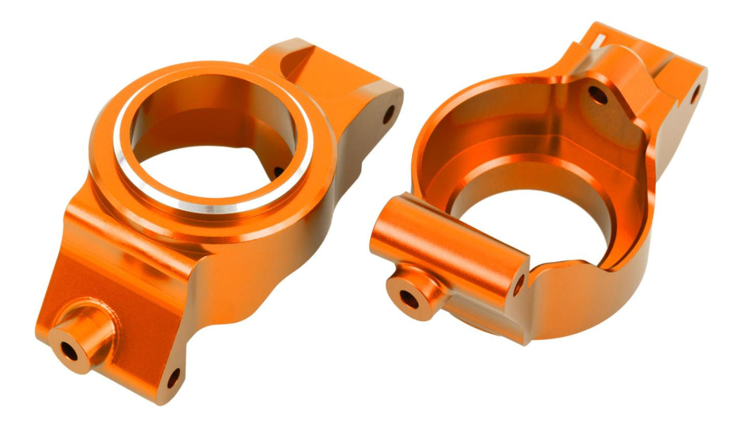 Traxxas 7832-ORNG X-Maxx Aluminum Caster Blocks