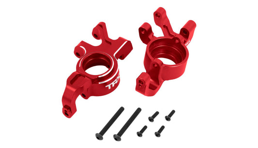 Traxxas 7836-RED X-Maxx Aluminum Steering Blocks
