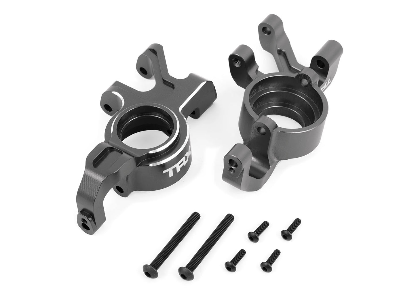 Traxxas 7836-GRay X-Series Gray Aluminum Steering Blocks X-Maxx XRT