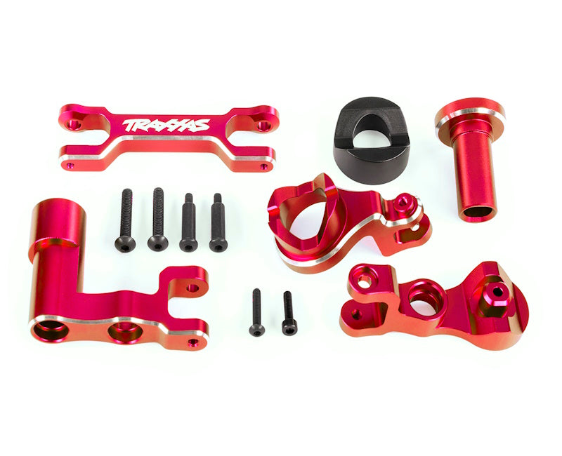Traxxas 7843-RED XRT Steering Bellcrank Left & Right/ Draglink Red