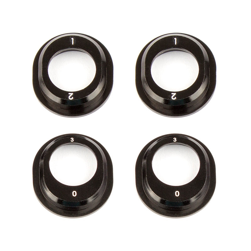 Associated 91793 Aluminum Differential Height Inserts, for B6.1, Black