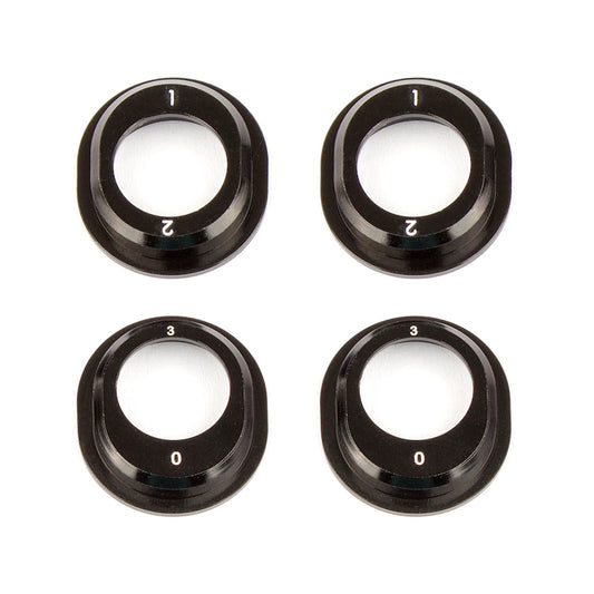 Associated 91793 Aluminum Differential Height Inserts, for B6.1, Black