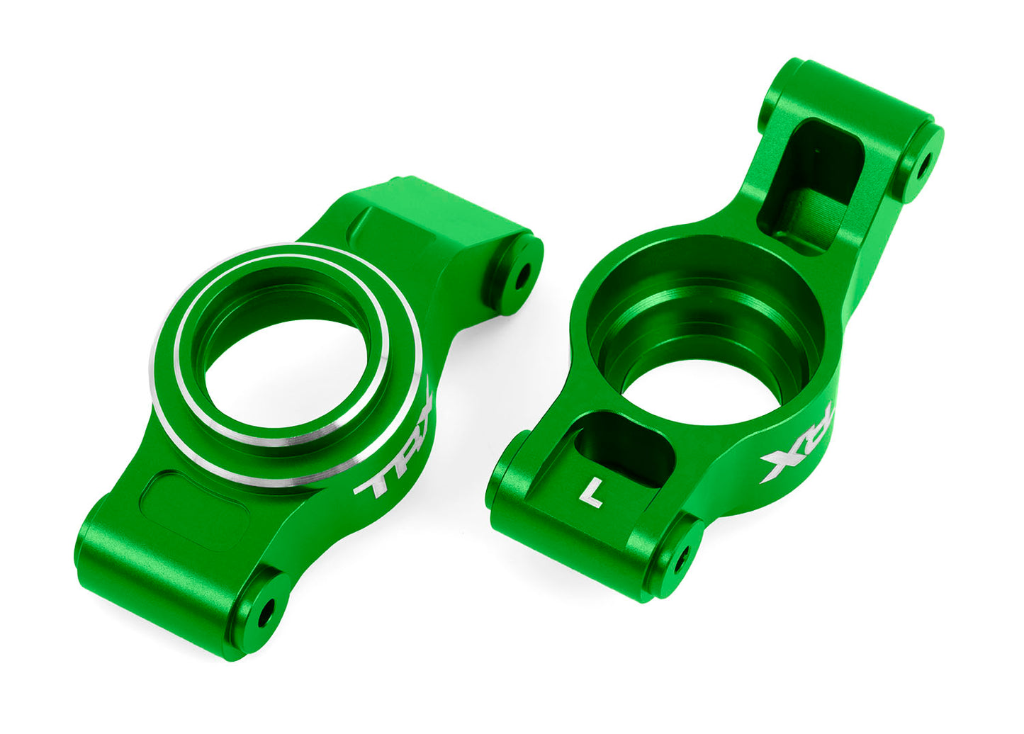 Traxxas 7852-Geen X-Series Green Aluminum Rear Stub Axle Carriers X-Maxx XRT