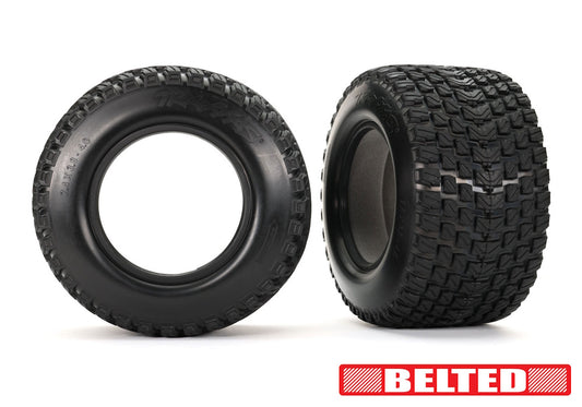Traxxas 7860 Belted Gravix Tires w/ Inserts (2): XRT Ultimate