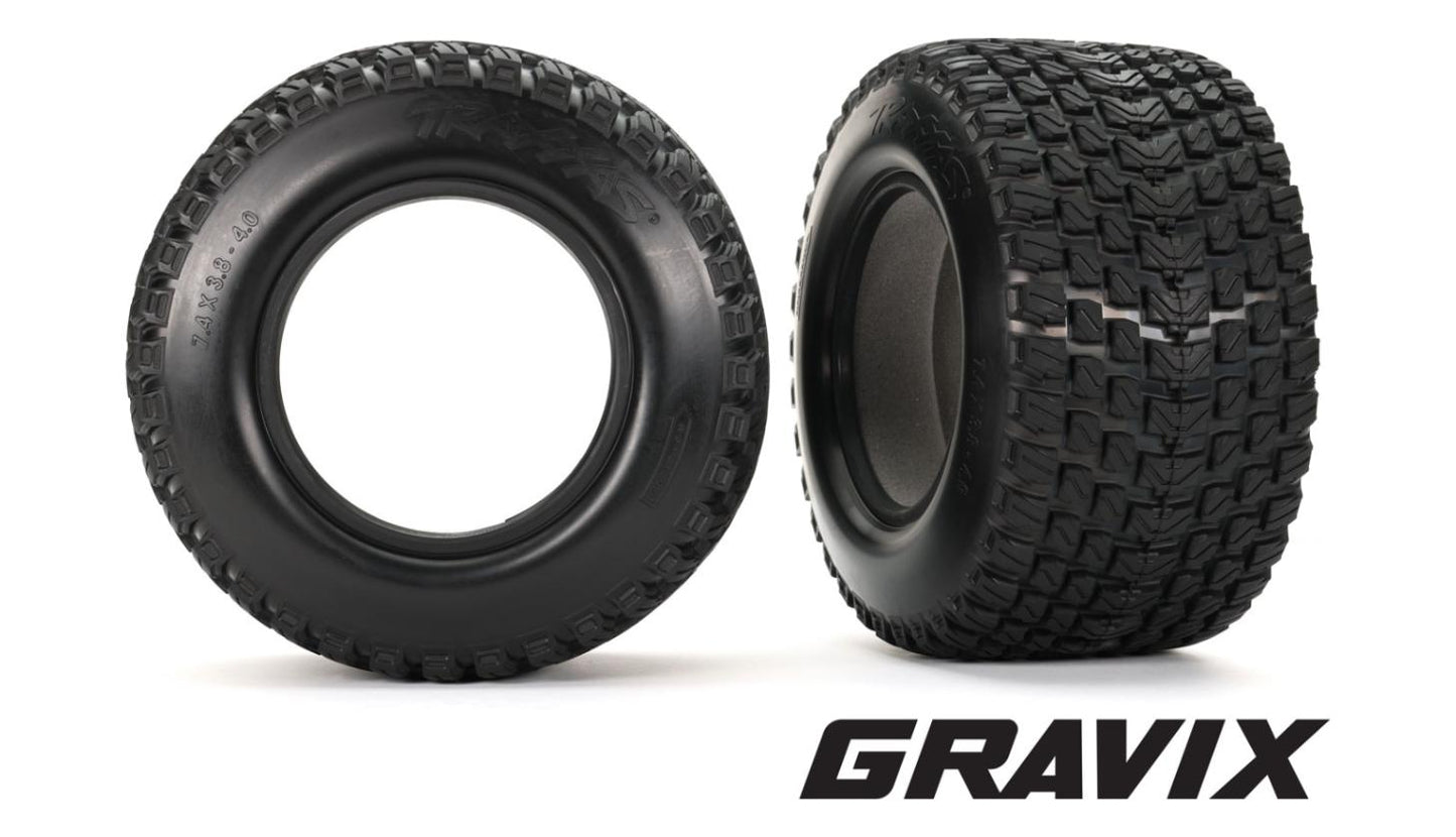 Traxxas 7873 X-Maxx Gravix Tires (Left & Right)