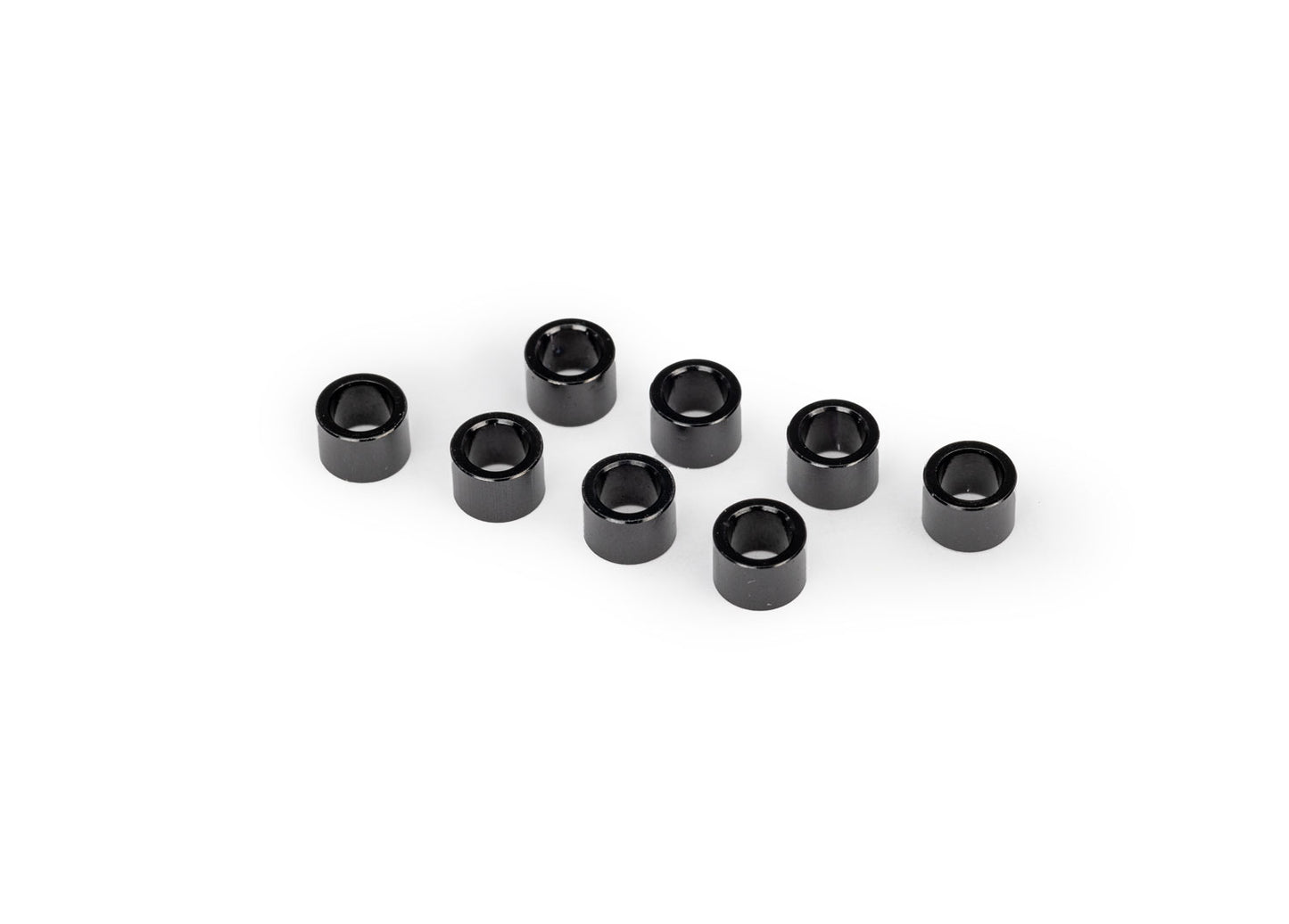 Traxxas 7888 Black Aluminum GTX Shock Cap Spacers (8)
