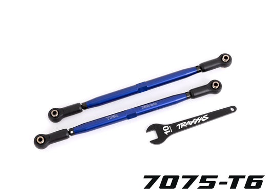 Traxxas 7897X Blue188 mm WideMaxx TUBES Aluminum Toe Links X-Maxx XRT