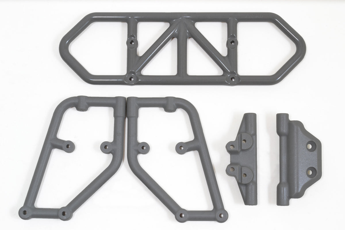 RPM 80126 Rear Bumper Gray Traxxas Slash 4x4