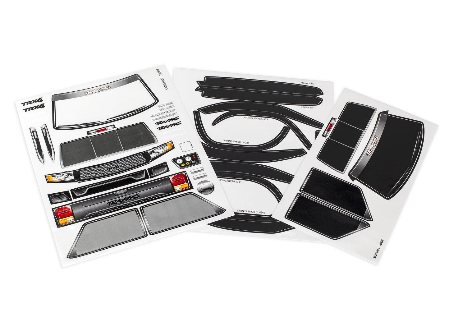 Traxxas 8113 TRX-4 Sport Decal Sheet.