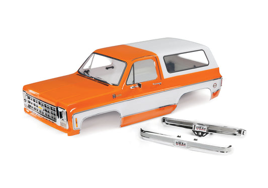Traxxas TRA8126-ORNG TRX-4 1979 Chevrolet Blazer Orange Clipless Body.