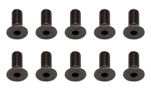 Team Associated ASC81262 M4x10 FHCS Screws