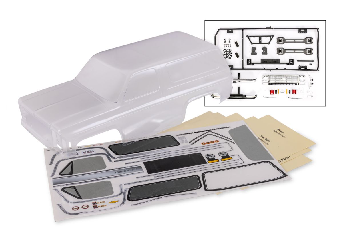 Traxxas 8126 Chevrolet Blazer Clear Body