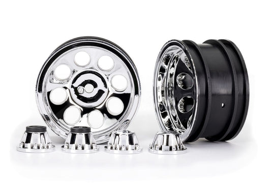 Traxxas 8163 Wheels, 2.2" Chrome (2)