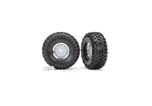 Traxxas 8166 Chrome Tires & Wheels