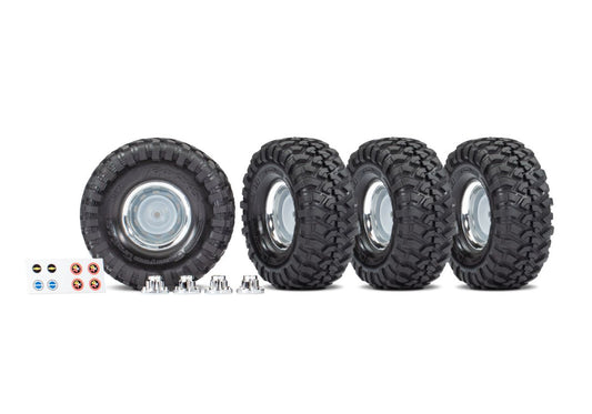 Traxxas 8166X Chrome Tires & Wheels