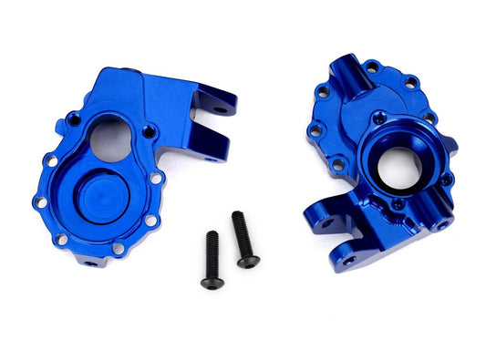 Traxxas 8252X Blue Aluminum Inner Front Portal Housings (2)