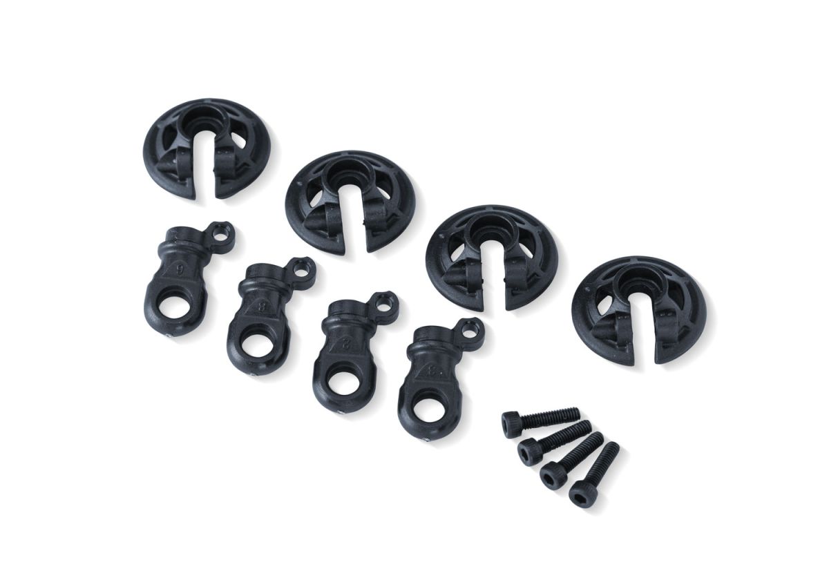 Traxxas 8459-SLGRY Spring Retainers Lower Gray