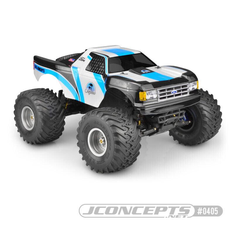 JConcepts 0405 1989 Ford F-150 "California" Traxxas Stampede CLEAR Body - PowerHobby
