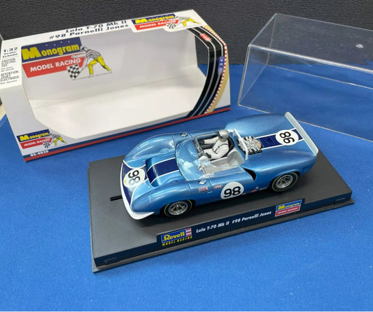 Revell Monogram Lola T-70 MkII #98 Parnelli Jones 1/32 Slot Car 85-4829 Thunderslot T70