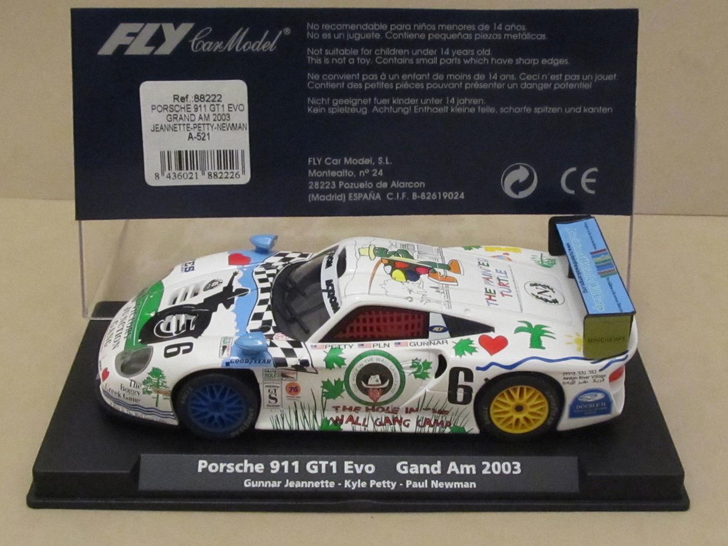 FLY Porsche GT 1 evo Rohr yellow | Slotcars und Slotcar Zubehör