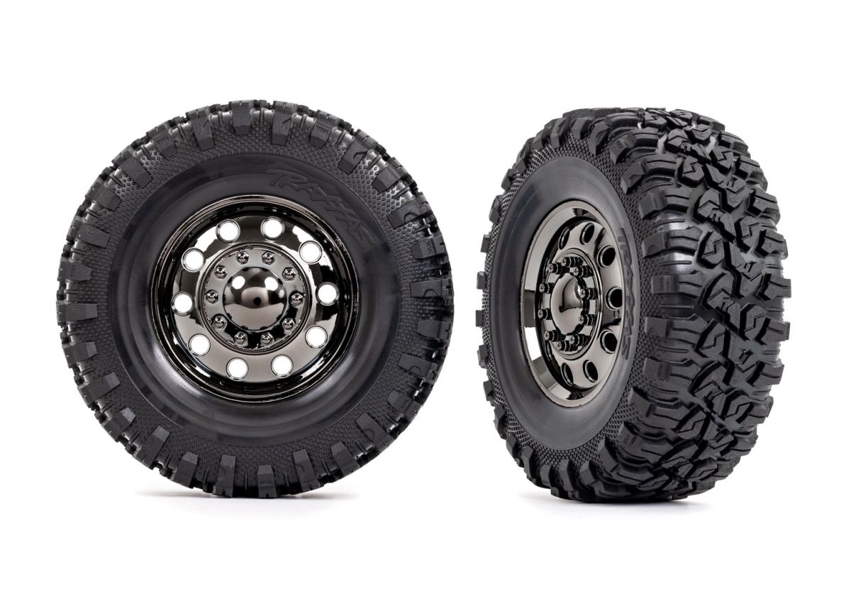 Traxxas 8854 TRX-6 Front Tires/Wheels