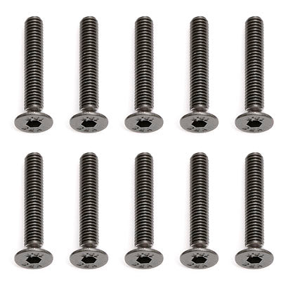 Team Associated ASC89209 M3x18 FHCS Screws