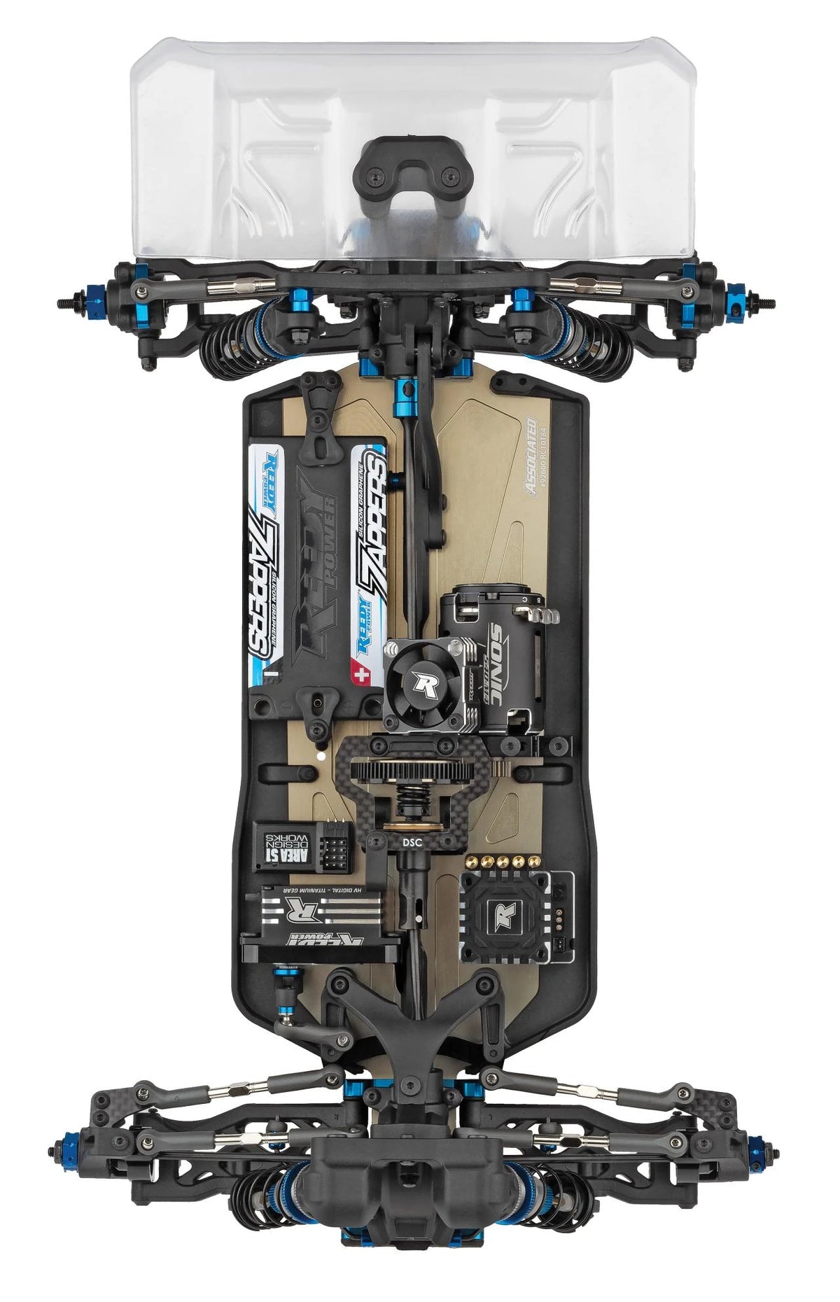 RC10B84.1 top down chassis