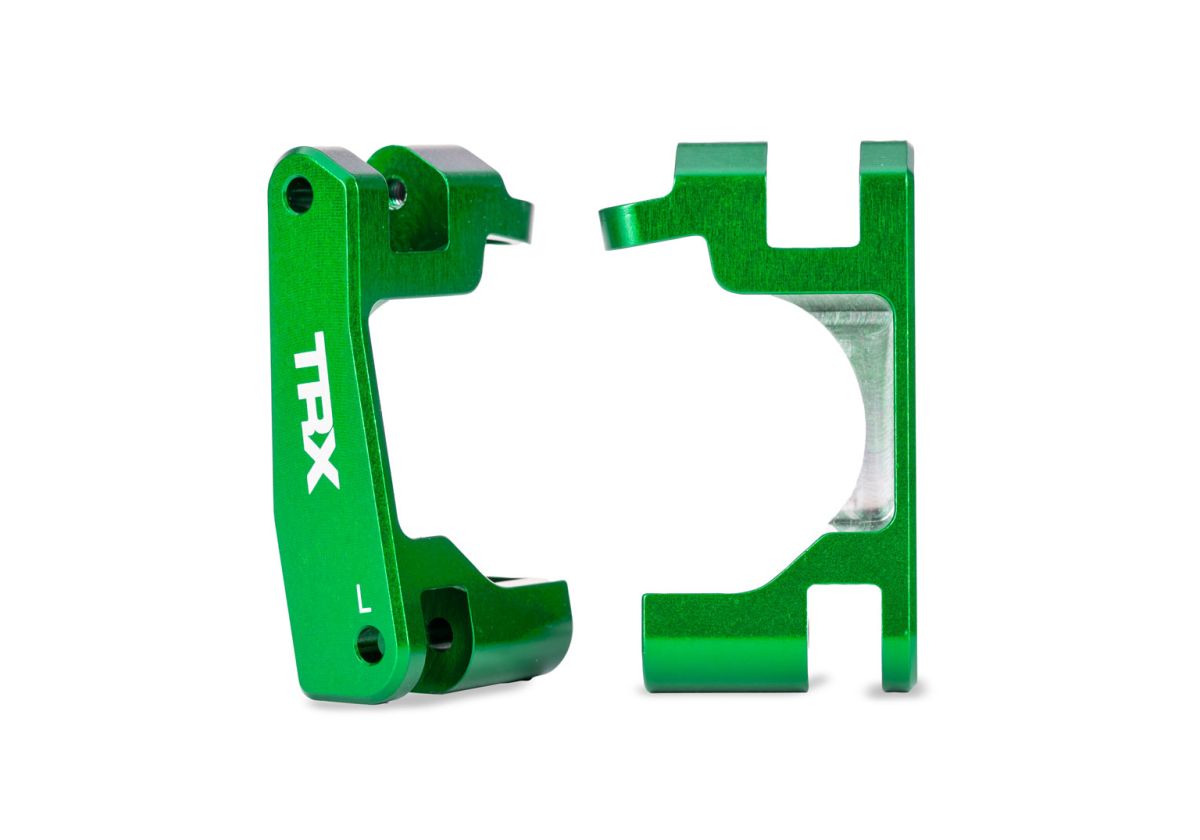 Traxxas 9063-GRN Green Aluminum Caster Blocks
