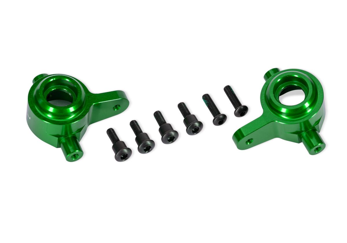 Traxxas 9064-GRN Green Aluminum Steering Blocks